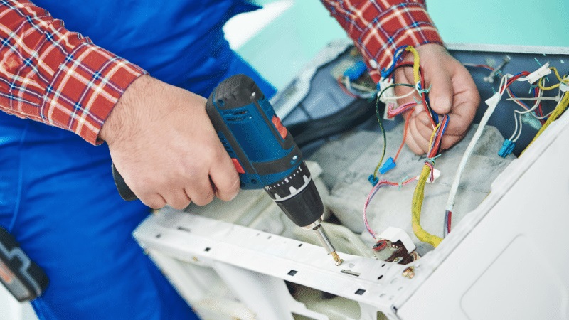 Turgutlu Baykan Baykan çamaşır makinesi kart tamiri – Su almama arızası orijinal parça ile giderildi. - Teknik servis örneği